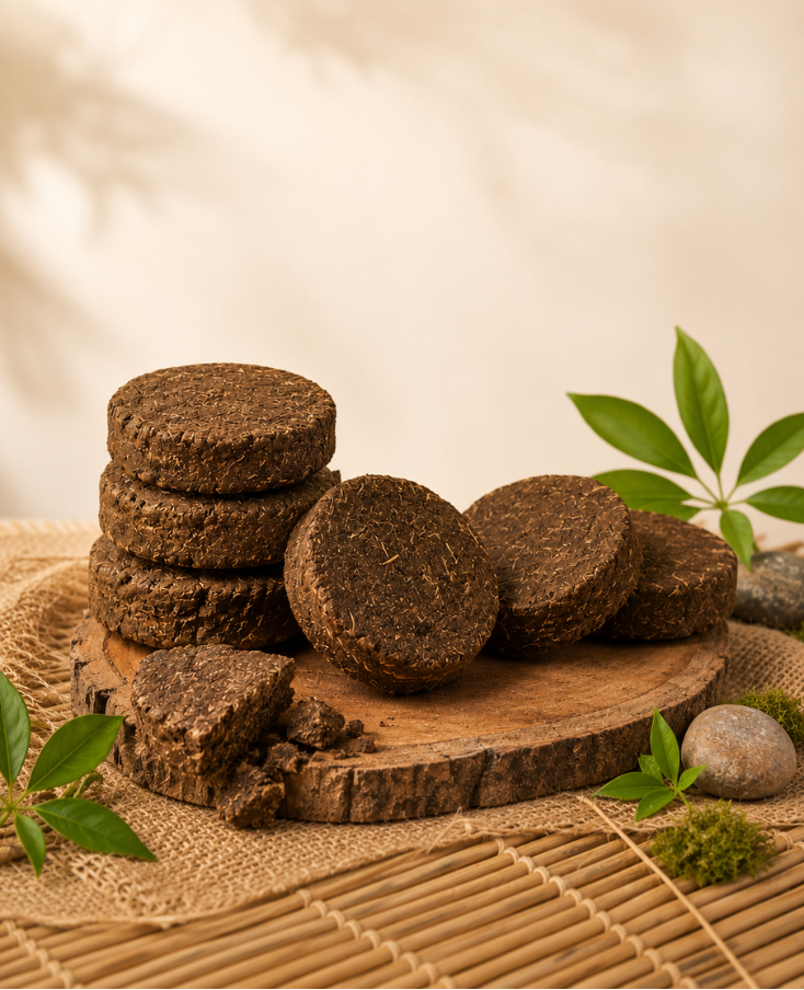 cow dung cake